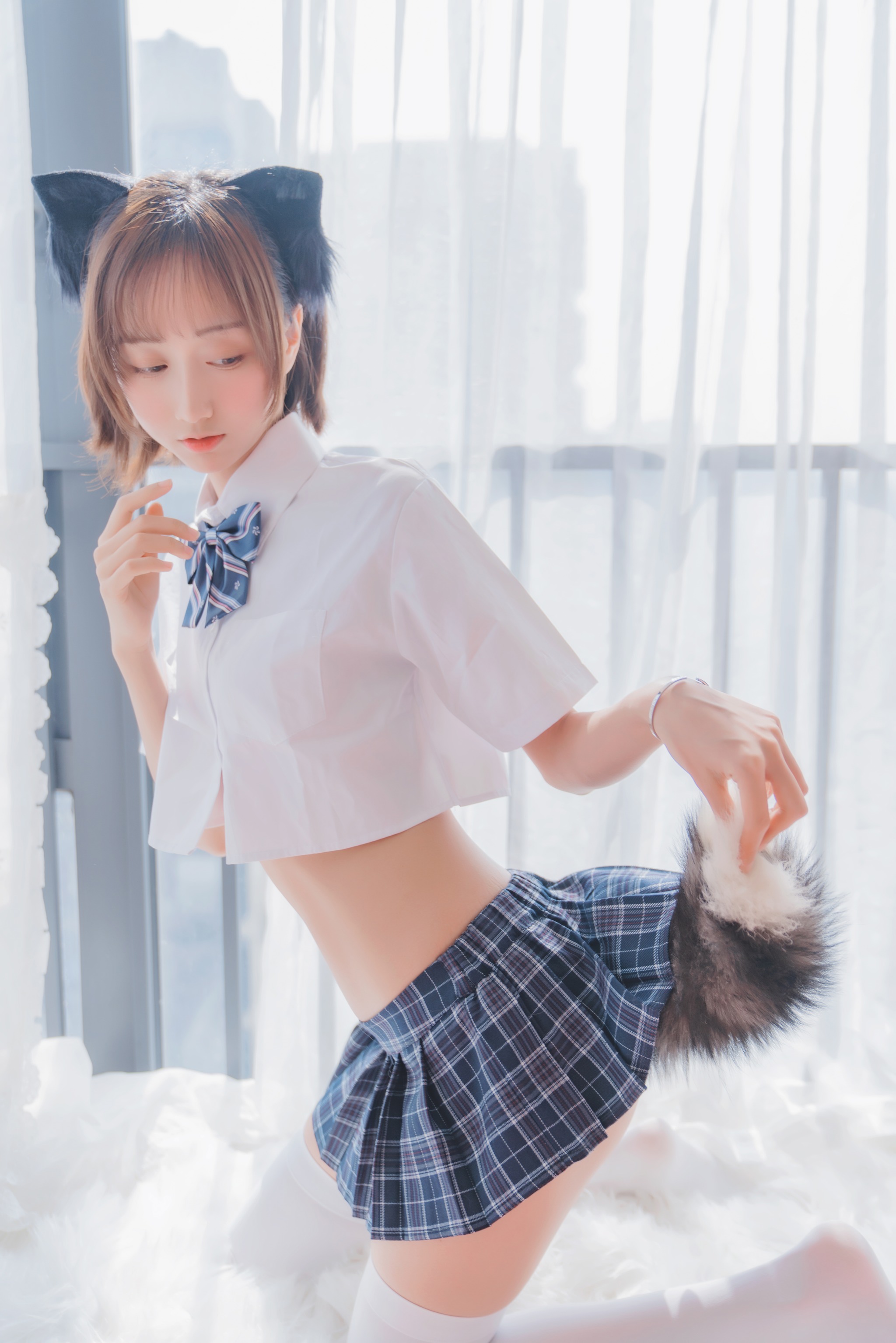 图片[1]-木棉棉 – NO.054 木绵绵OwO 怀中猫[68P]-XikXak